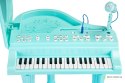 Fortepian organki keyboard pianino z mikrofonem mp3