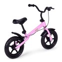 Rowerek rower biegowy z hamulcem dla dzieci koła EVA ECOTOYS różowy