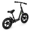 Rowerek rower biegowy z podestem dla dzieci jeździk koła EVA ECOTOYS czarny
