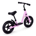 Rowerek rower biegowy z podestem dla dzieci jeździk koła EVA ECOTOYS różowy
