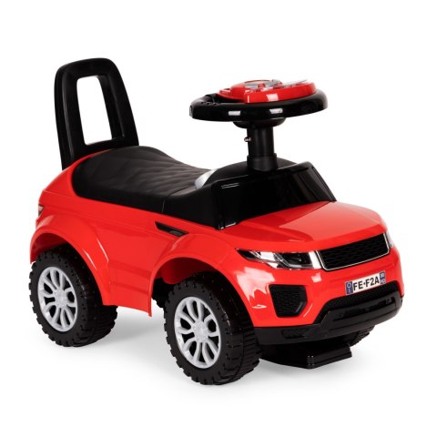 Jeździk dla dzieci autko odpychacz auto Range Rover dźwięki czerwony