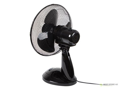 44-024# Wentylator biurkowy 12"/30cm 40w czarny 44-024# Wentylator biurkowy 12"/30cm 40w czarny
