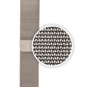 Crong Milano Steel - Pasek ze stali nierdzewnej do Apple Watch 42/44/45/49 mm (szampański)