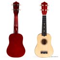 Gitara ukulele dla dzieci drewniana 4 struny nylonowe ECOTOYS