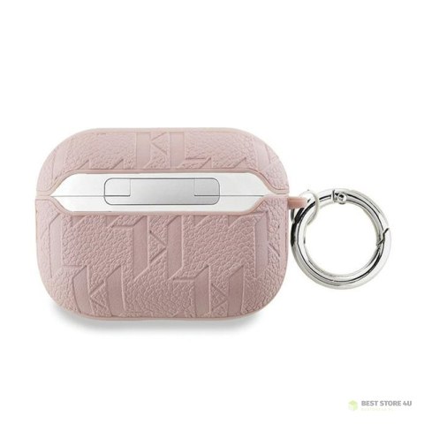 Karl Lagerfeld Monogram Karl Head - Etui AirPods Pro 2 (różowy) Karl Lagerfeld Monogram Karl Head - Etui AirPods Pro 2 (różowy)