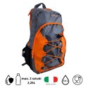 Wodoodporny plecak Kamai Gio Style, pojemność 16L, w kolorze szaro-pomarańczowym