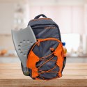 Wodoodporny plecak Kamai Gio Style, pojemność 16L, w kolorze szaro-pomarańczowym
