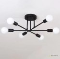 ZD74N Lampa sufitowa wisząca loft 6 ramion