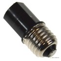 Adapter E27/E14 czarny