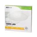 CERS LED 22W, plafon oświetleniowy, 2000lm, IP54, 4000K, poliwęglan mleczny, biały