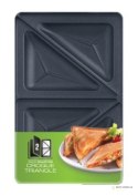 TEFAL | XA800212 | Triangle toasted sandwich set for Snack Collection | Dimensions (W x L) 13 x 22.5 cm | Black