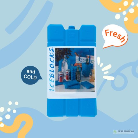 Wkład mrożący 2 x 400 ml Kamai Coolbox do lodówek turystycznych, kolor niebieski Wkład mrożący 2 x 400 ml Kamai Coolbox do lodówek turystycznych, kolor niebieski