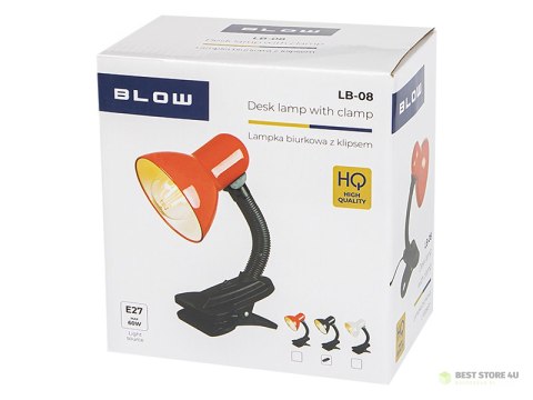 44-155# Lampka biurkowa lb-08 z klipsem czarna 44-155# Lampka biurkowa lb-08 z klipsem czarna