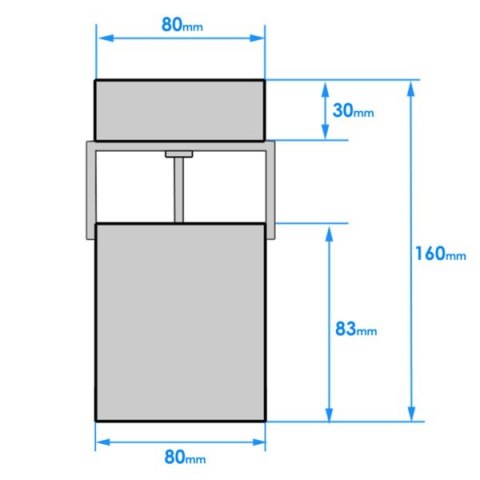 Oprawa sufitowa Pireus biała