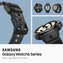 Spigen Rugged Armor Pro - Pasek + etui do Samsung Galaxy Watch 6 40 mm (Czarny)