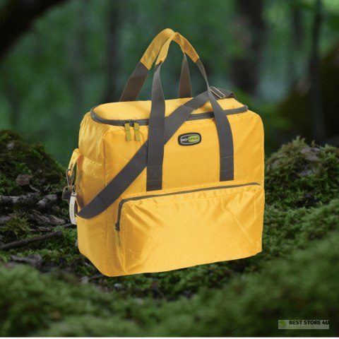 Torba termiczna Kamai Gio Style na ramię, żółta, z kieszeniami i rączką do noszenia, pojemność33L Torba termiczna Kamai Gio Style na ramię, żółta, z kieszeniami i rączką do noszenia, pojemność33L