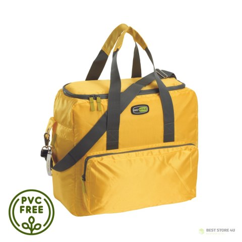 Torba termiczna Kamai Gio Style na ramię, żółta, z kieszeniami i rączką do noszenia, pojemność33L Torba termiczna Kamai Gio Style na ramię, żółta, z kieszeniami i rączką do noszenia, pojemność33L