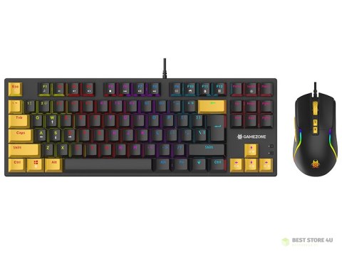 Zestaw mysz i klawiatura mechaniczna Tracer GAMEZONE HORNET87 USB