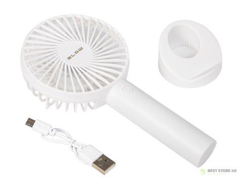 44-504# Wentylator podręczny usb z akumulatorem biały 44-504# Wentylator podręczny usb z akumulatorem biały
