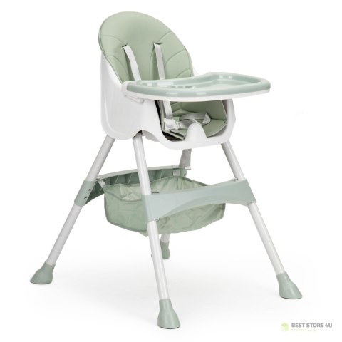 Fotelik krzesełko do karmienia 2w1 pasy 5 punktowe ECOTOYS azure Fotelik krzesełko do karmienia 2w1 pasy 5 punktowe ECOTOYS azure