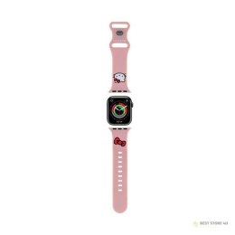 Hello Kitty Silicone Kitty Head - Pasek do Apple Watch 42/44/45/49 mm (różowy)