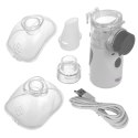 Przenośny / podręczny bezprzewodowy inhalator nebulizator Promedix, zestaw, maski, PR-835