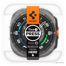 Spigen GLAS.TR EZ FIT 2-Pack - Szkło hartowane do Samsung Galaxy Watch Ultra 47 mm (2 szt)