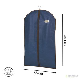 BLUE niebieski organizer na płaszcz 65x100cm