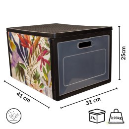 FLORAL w kwiaty organizer do szafy z drzwiczkami 41x31x25cm