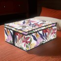 FLORAL w kwiaty organizer do szafy z pokrywą 50x40x25cm