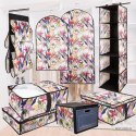 FLORAL w kwiaty wiszący organizer do szafy 5 przegród 30x30x120m