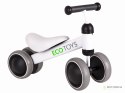 Rowerek biegowy treningowy mini rower dla dzieci biały ECOTOYS