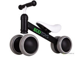 Rowerek biegowy treningowy mini rower dla dzieci czarny ECOTOYS