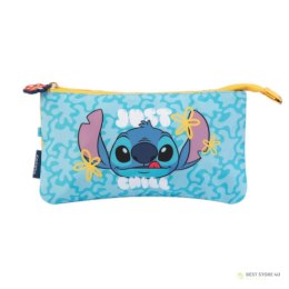 Disney Stitch Tropical - Piórnik 3-komorowy