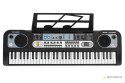 Duży keyboard pianino z mikrofonem dla dzieci + zasilacz