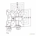 UCHWYT DO MONTAŻU MINIPC/THIN CLIENT PCM-03 ART (ZA MONITOREM/POD BIURKIEM)