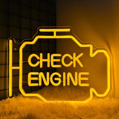 ZD135 Check engine neon led 30x22