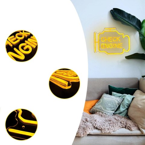 ZD135 Check engine neon led 30x22