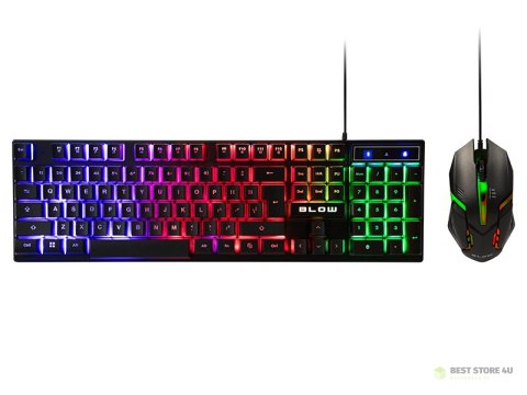 84-219# Klawiatura+mysz blow z podświetleniem led trigger 84-219# Klawiatura+mysz blow z podświetleniem led trigger