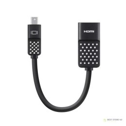 Adapter wideo Belkin | 19-pinowe HDMI typu A | żeńskie | Mini DisplayPort | męskie | 0,127 m