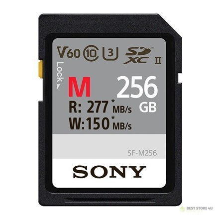 Atminties kortelė Sony SDXC Professional 256GB Class 10 UHS-II Sony | SF-M Series UHS-II SDXC Memory Card | SFG2M | 256 GB | SDX