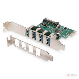 Digitus | Adapter USB | USB | USB 2.0 | SuperSpeed USB 3.0 | PCI Express 2.0 x1