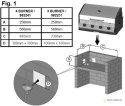 Grill gazowy do zabudowy CADAC MERIDIAN 3-palnikowy