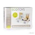 Drewniana kuchenka z akcesoriami mini kuchnia ECOTOYS