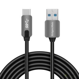 KM0348 Kabel USB wtyk 3.0V - wtyk typu C 5G 1.0 Kruger&Matz