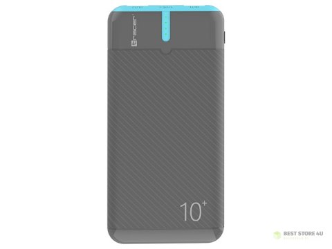 Power bank TRACER EnerGo 10000mAh gray/blue Power bank TRACER EnerGo 10000mAh gray/blue