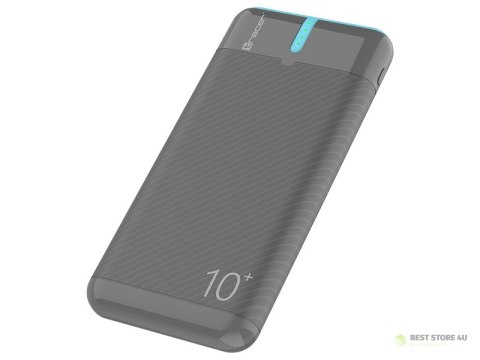 Power bank TRACER EnerGo 10000mAh gray/blue Power bank TRACER EnerGo 10000mAh gray/blue