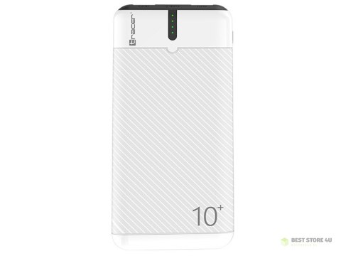 Power bank TRACER EnerGo 10000mAh white/black Power bank TRACER EnerGo 10000mAh white/black