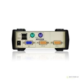 Aten | 2-portowy przełącznik KVM PS/2-USB VGA | CS82U-AT | Miesiące gwarancji