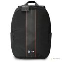 BMW Nylon Red Stripe - Plecak na notebooka 16" (czarny)